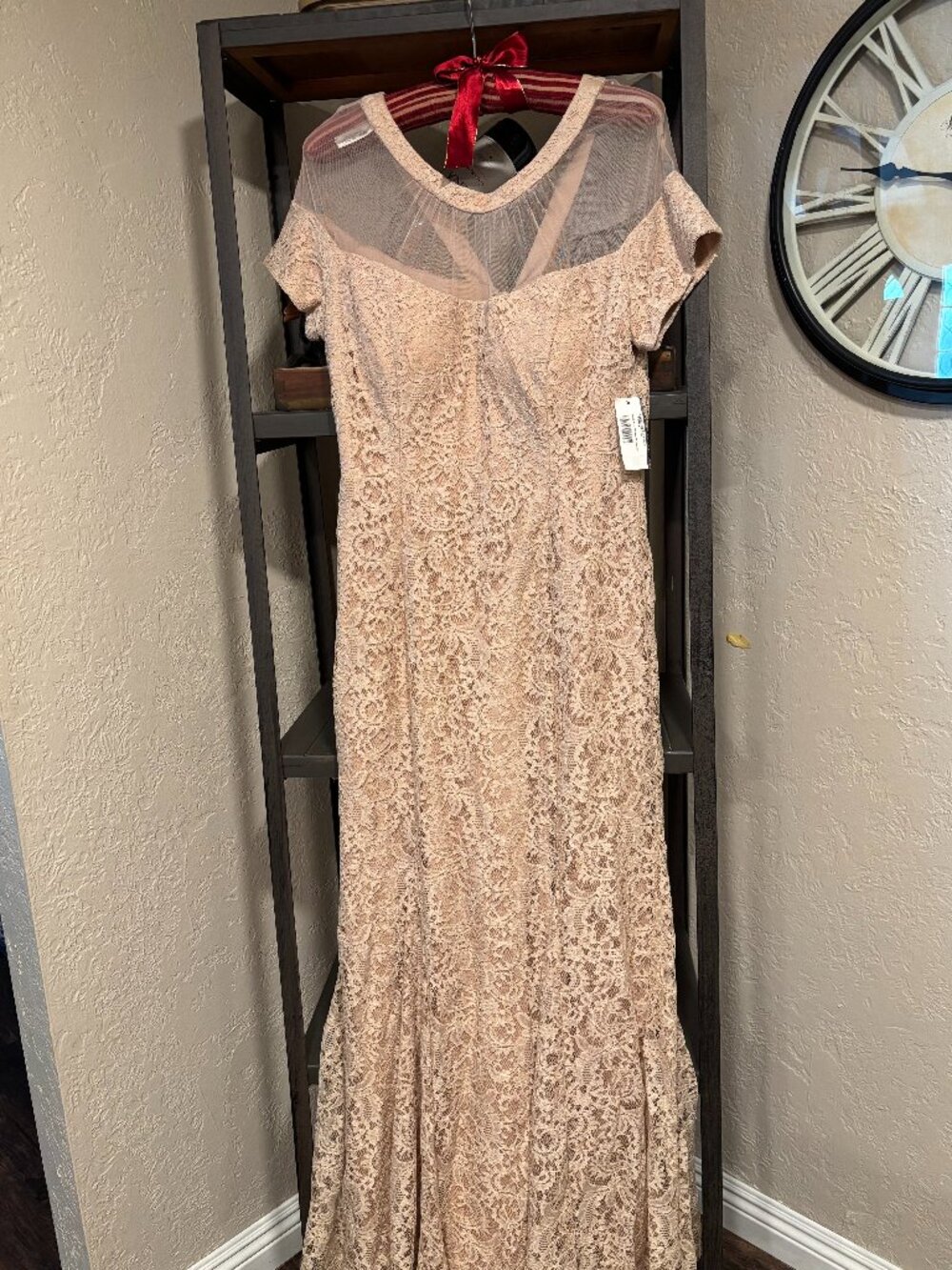 R&M Richards special occasion full length dress - New with tag Size 14 tall